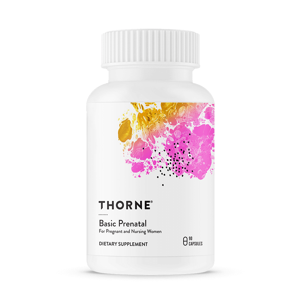 Thorne Basic Prenatal supplement bottle