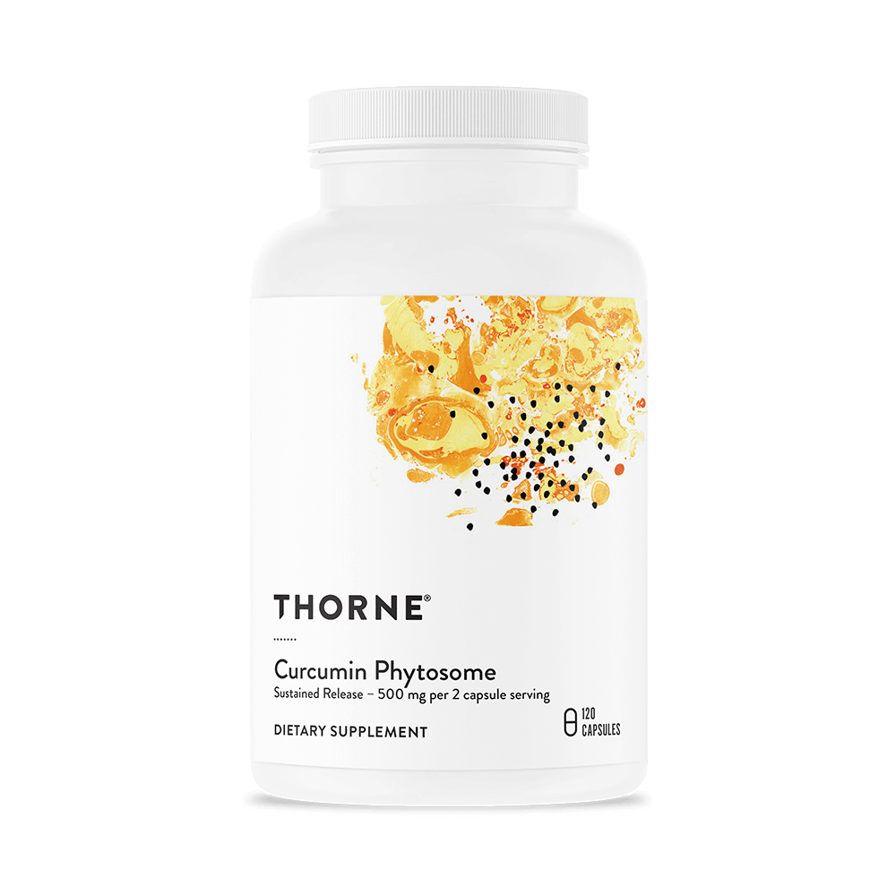 Thorne Curcumin Phytosome Sustained Release supplement bottle