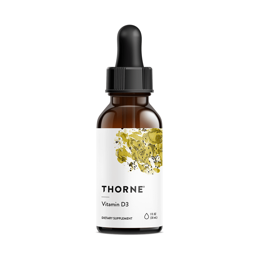 Thorne Vitamin D3 supplement bottle